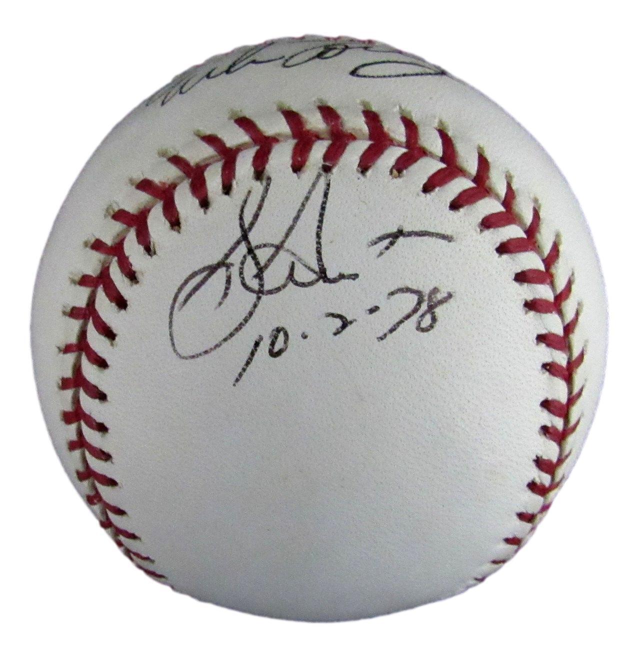 Mike Torrez Autographed Rawlings OAL Baseball Boston Red Sox PSA/DNA 176949