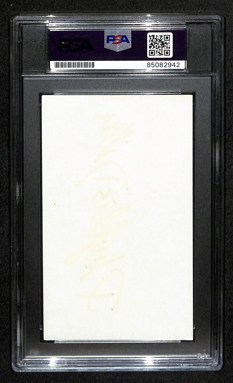 Phyllis Diller Signed 3x5 Index Card Stand-up Comedian PSA/DNA 184367