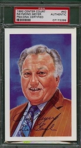 RAY MEYER De Paul Signed Postcard Center Court PSA/DNA 132758