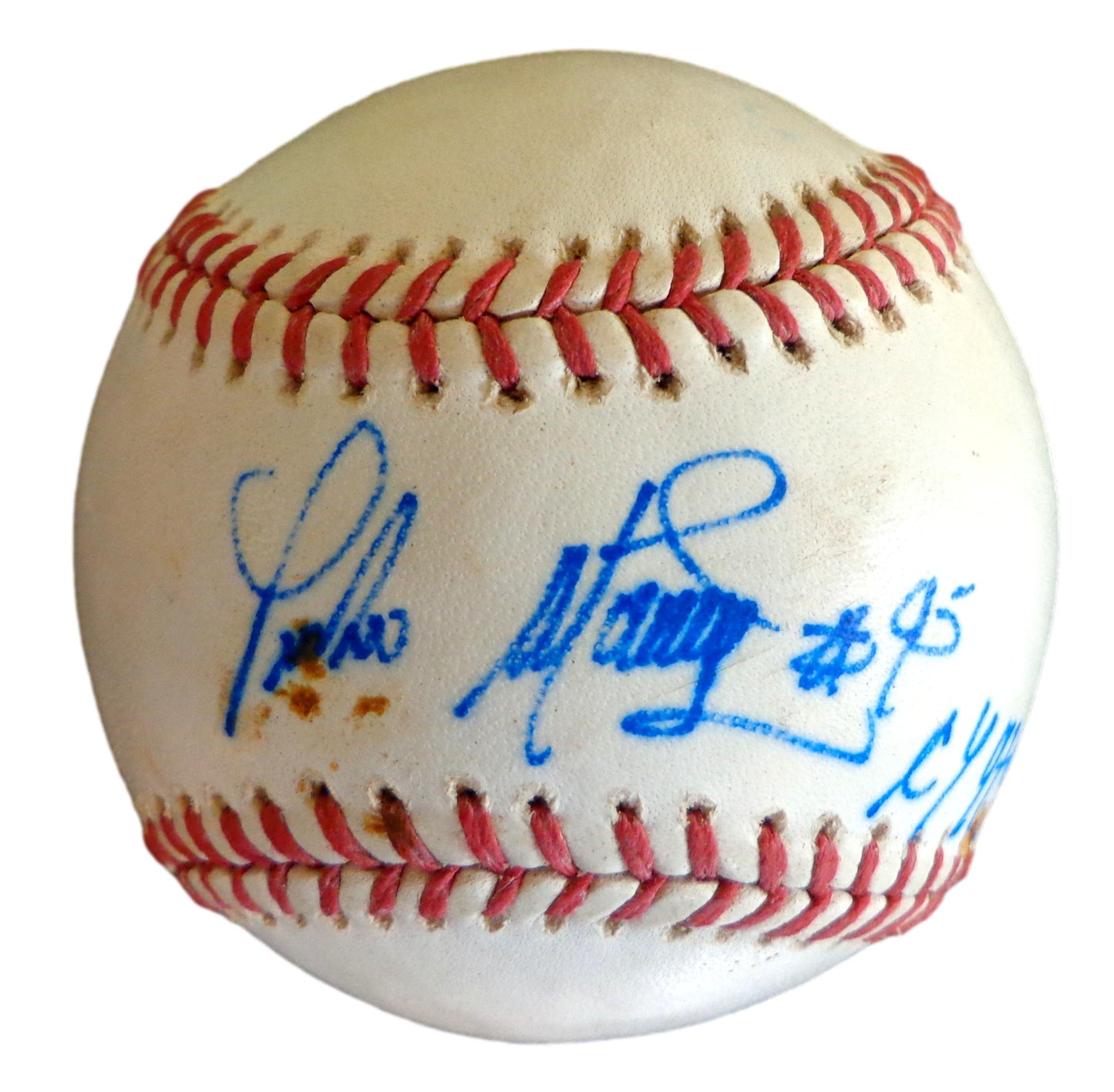 Pedro Martinez HOF Autographed/Inscribed OML Baseball Boston Red Sox JSA 180367