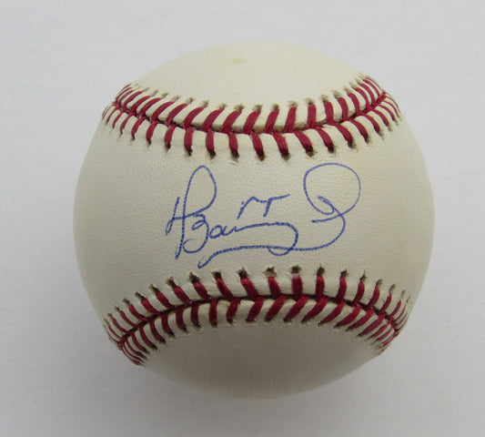 Danys Báez Autographed OML Baseball Cleveland Indians 180624