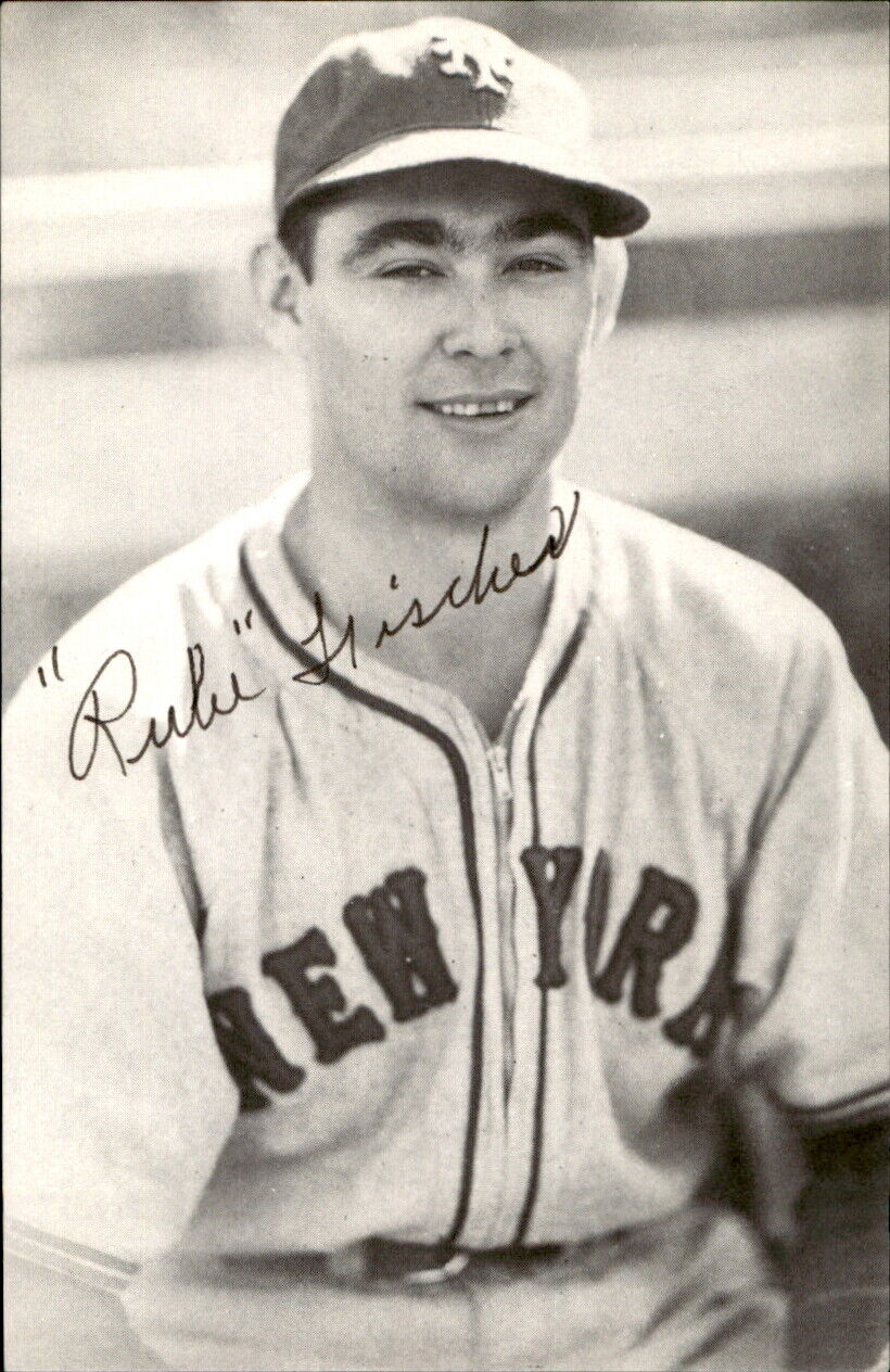 Rube Fischer NY Giants d. 1997 Signed/Autographed 3x5 Photo 178222