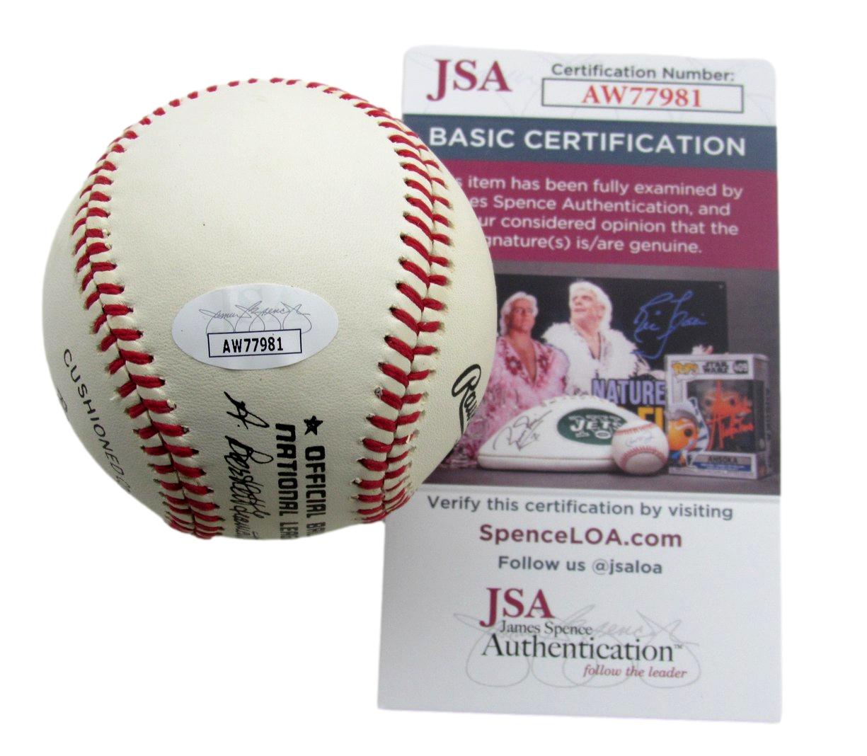 Enos Slaughter HOF Signed/Auto ONL Baseball St. Louis Cardinals JSA 191237