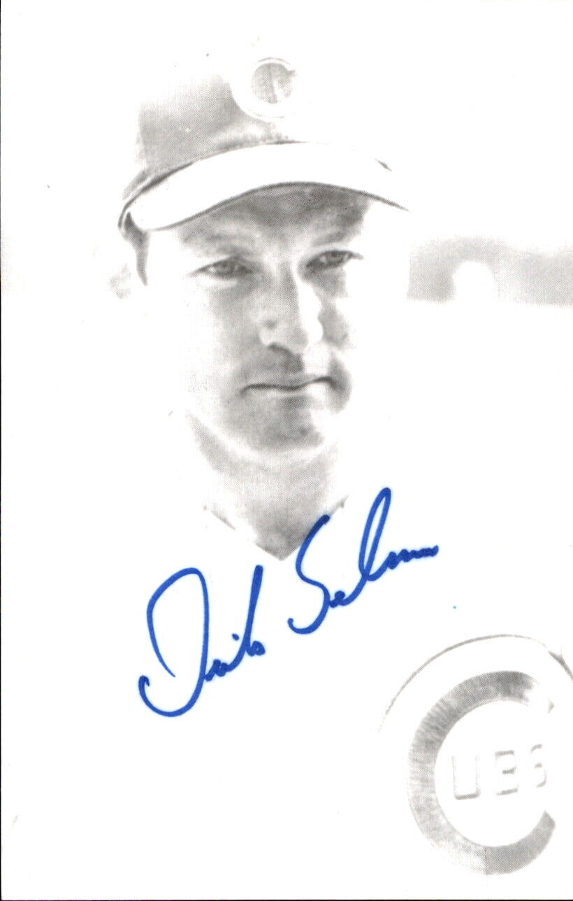 Dick Selma Cubs d. 2001 Signed/Autographed 3x5 Photo 178791