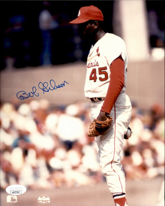 Bob Gibson HOF Signed/Autographed 8x10 Photo St. Louis Cardinals JSA 191447