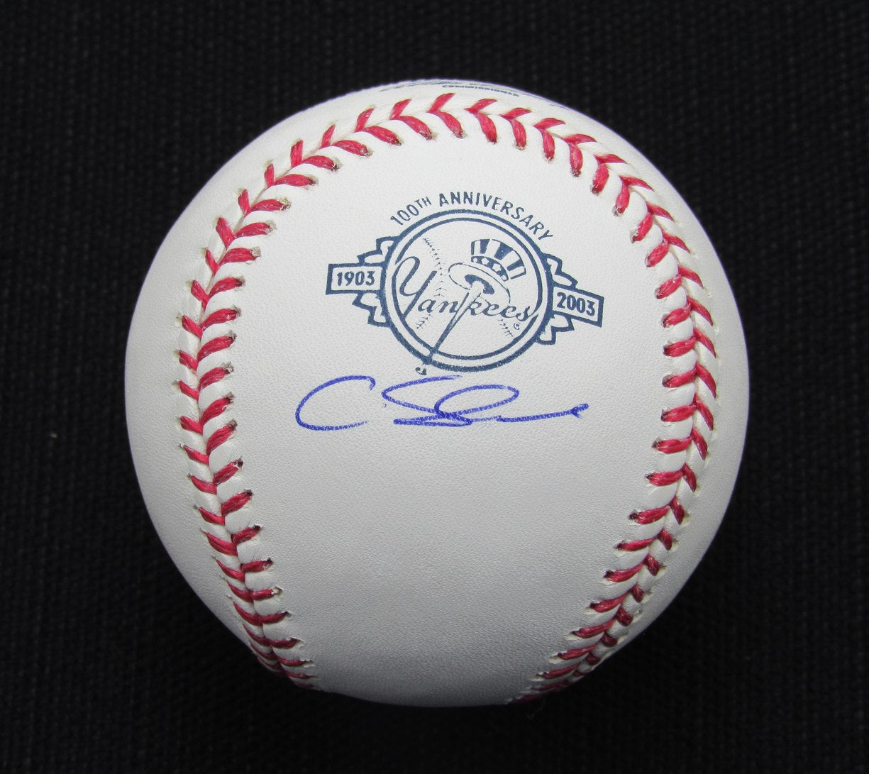 Chasen Shreve Signed/Auto Yankees 100th OML Baseball MAB Inscr 187120