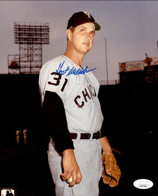 Hoyt Wilhelm HOF Signed/Autographed 8x10 Photo Chicago White Sox JSA 191095