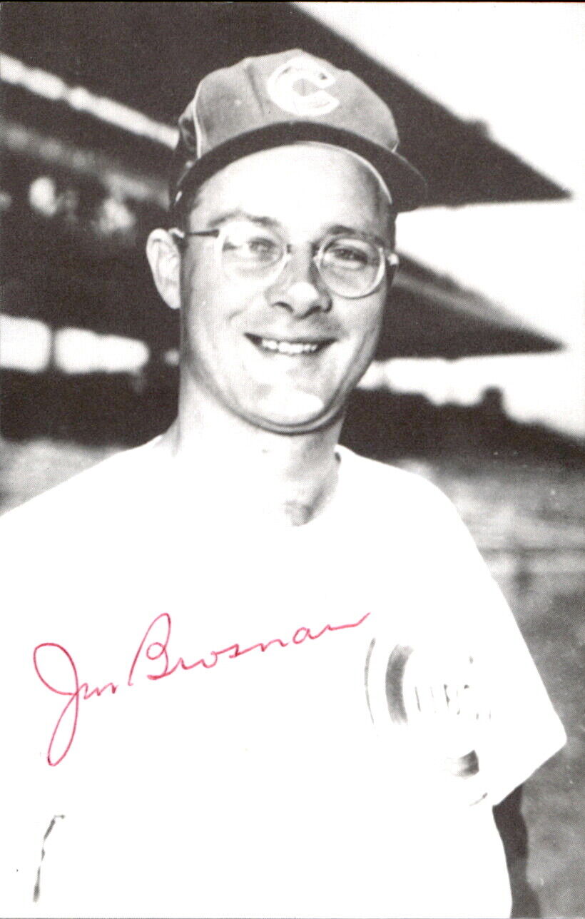 Jim Brosnan Chicago Cubs d. 2014 Signed/Auto 3x5 Photo 177988