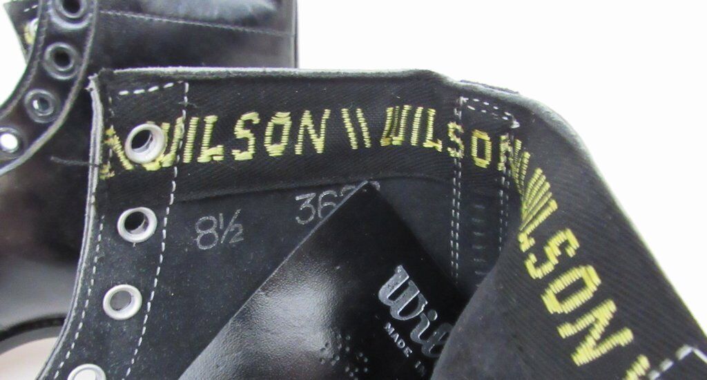 Pair of Vintage Wilson Riteweight Black Football Cleats Size 8.5 NIB 182901