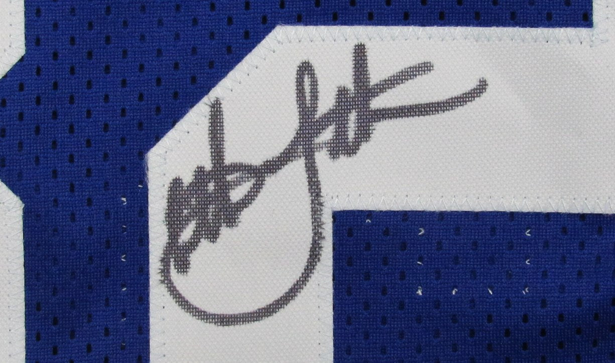Christian Laettner Signed Blue Custom Basketball Jersey Duke JSA 189228