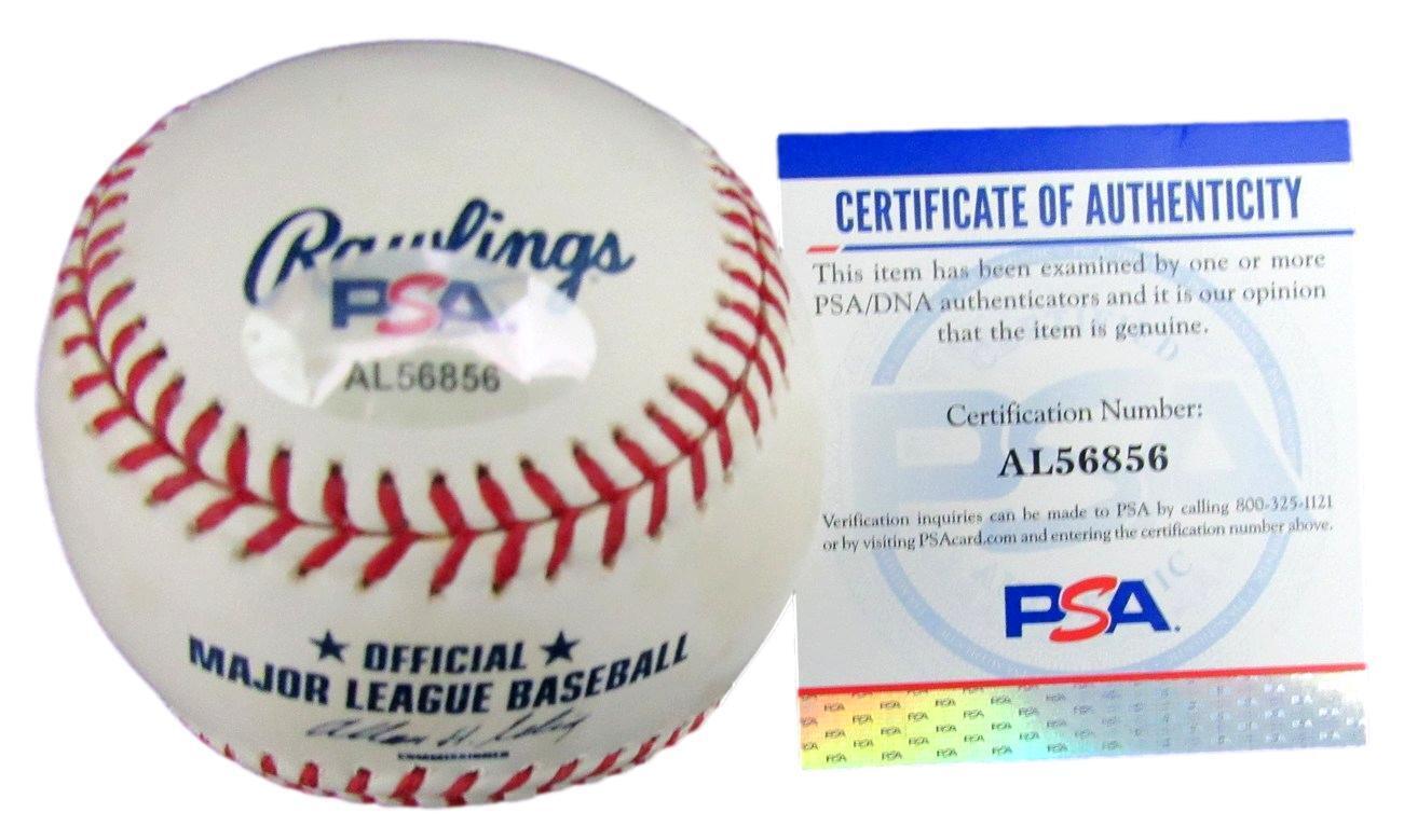 Carl Holden Signed OML Baseball Negro League Birmingham Black Barons PSA/DNA