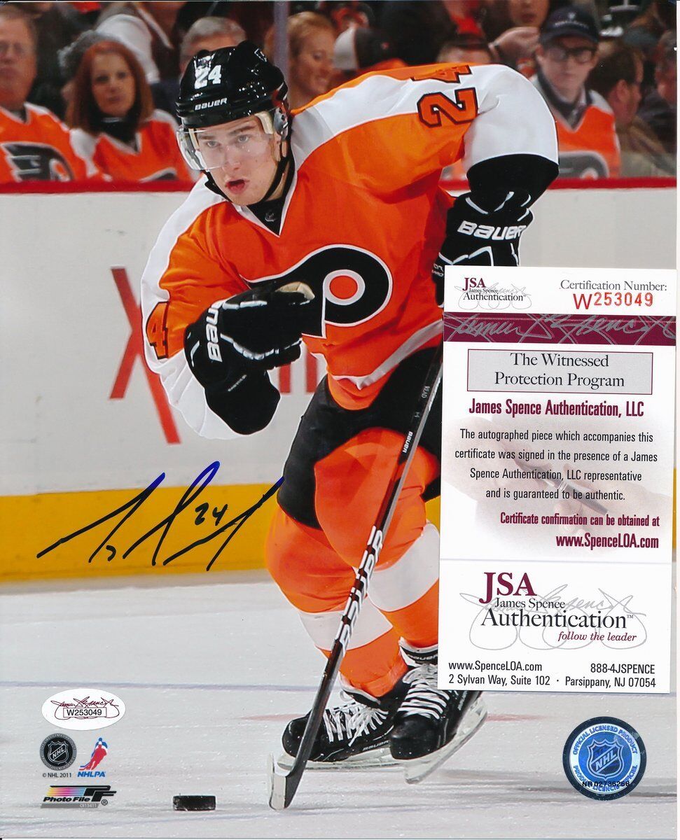 Matt Read Flyers Signed/Autographed 8x10 Photo JSA 140522