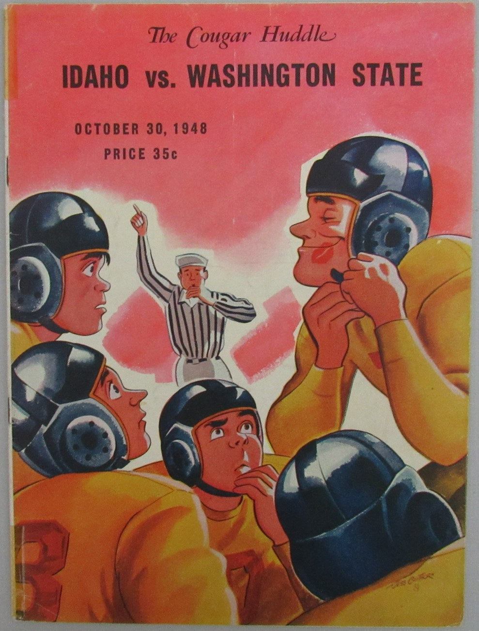 1948 Idaho vs. Washington State College Football Game Souvenir Program 163171