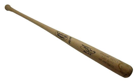 Tony Clark Signed/Inscribed Louisville Slugger Game Model Bat Tigers JSA 192233
