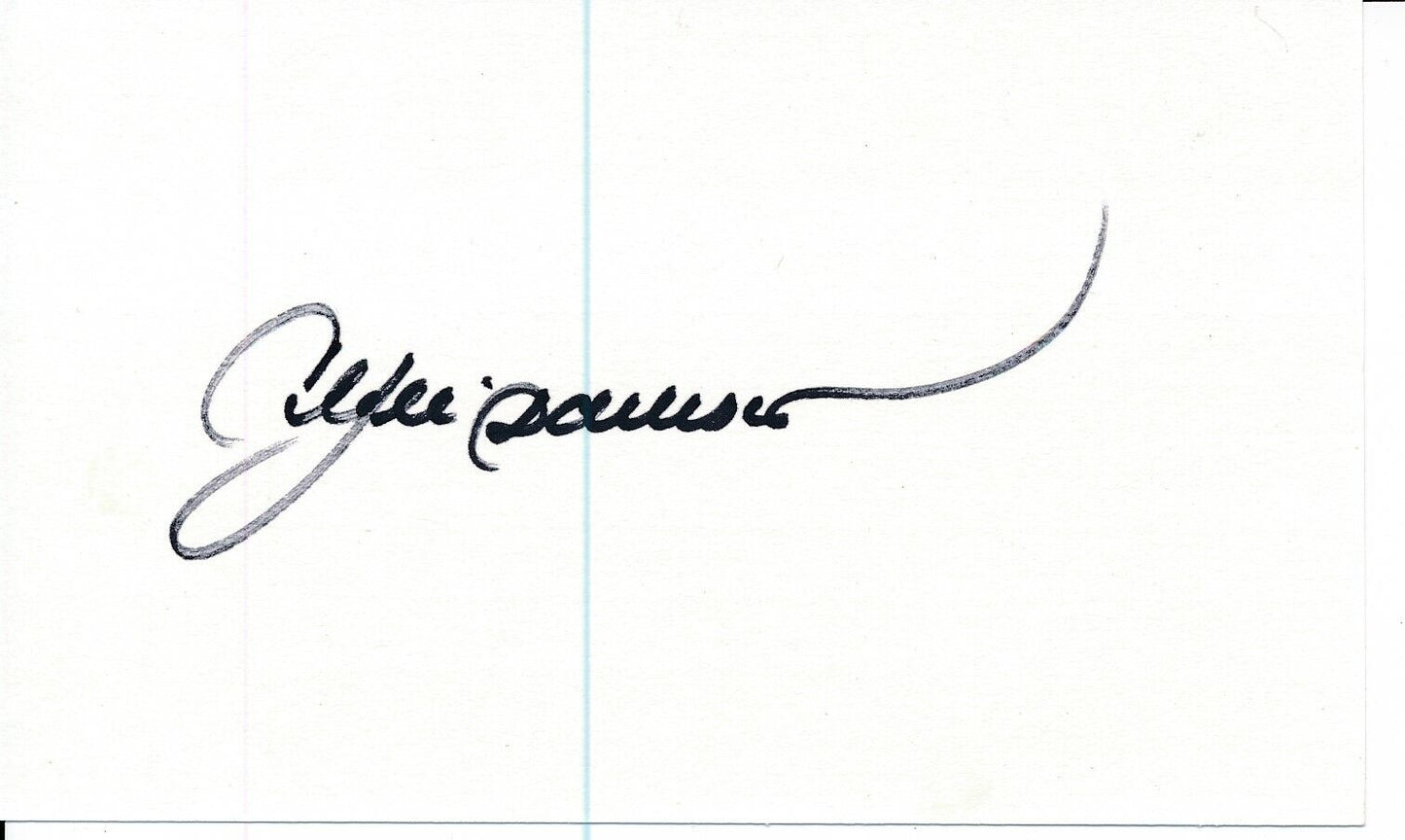 Andre Dawson HOF Montreal Expos Signed/Autographed 3x5 Index Card 163940