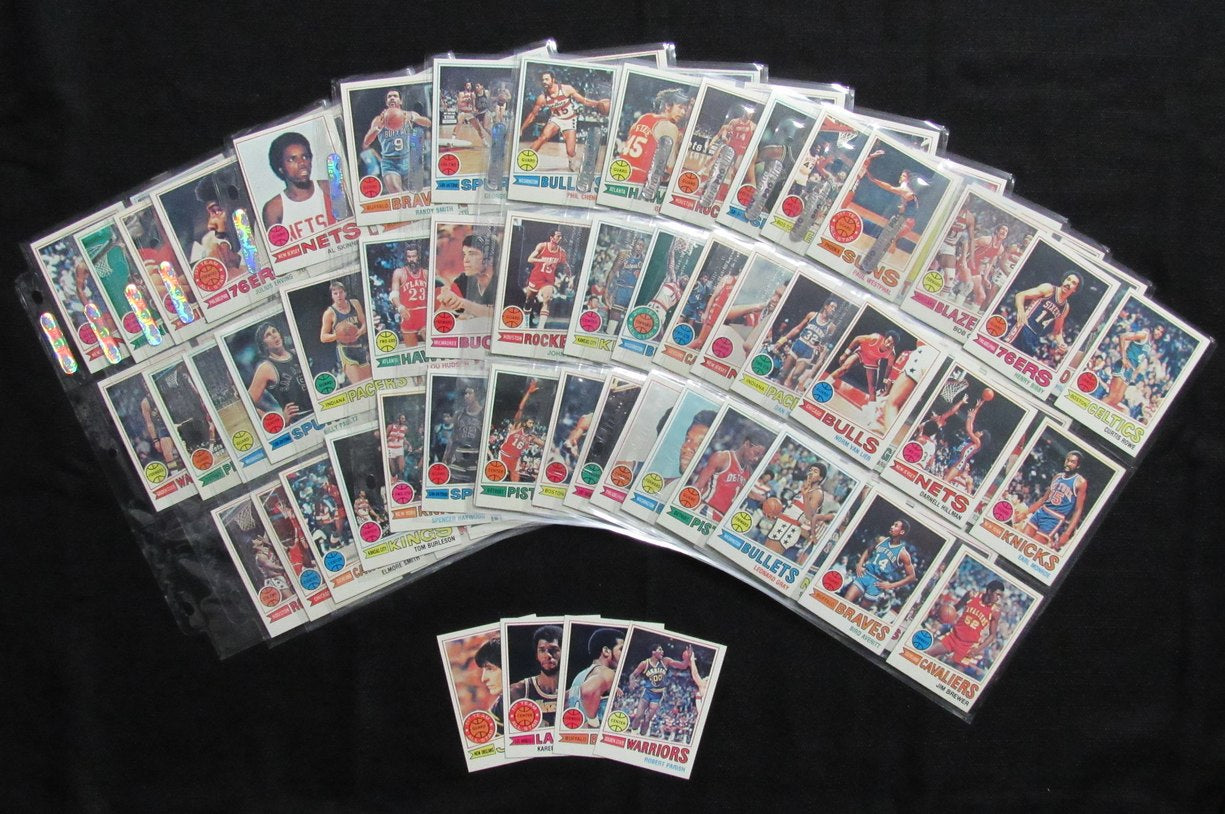 1977-78 TOPPS Basketball Complete Set (132) Parish Maravich Abdul-Jabbar 190307