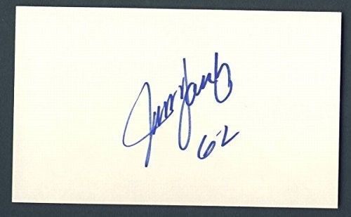 Jim Langer Autographed/Signed 3x5 Index Card 124270