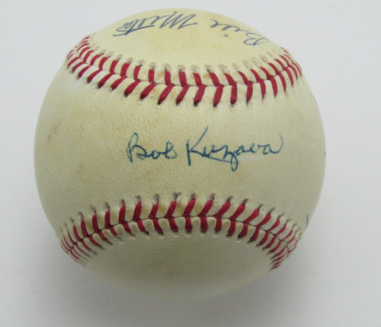 1950's New York Yankees Multi Autographed/Signed OAL Baseball Shantz/B. Miller