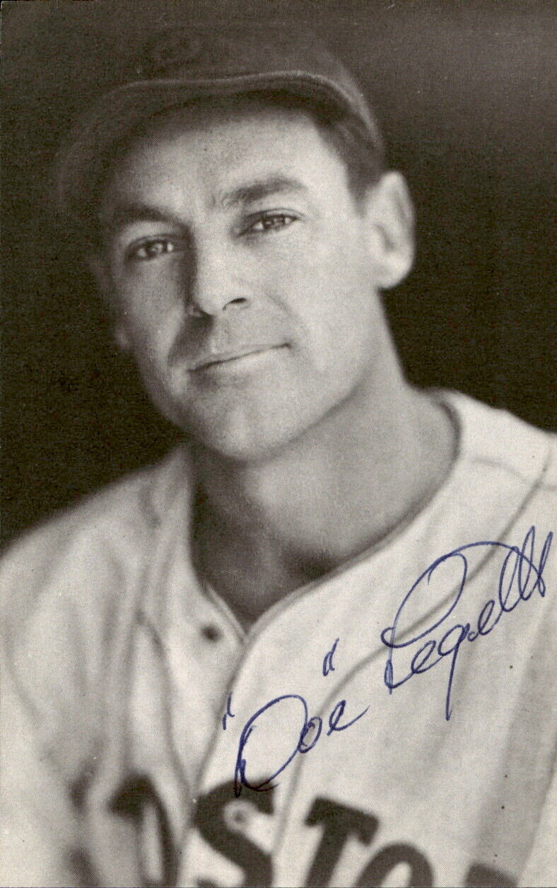 Lou Legett Red Sox d. 1988 Signed/Autographed 3x5 Photo 178552