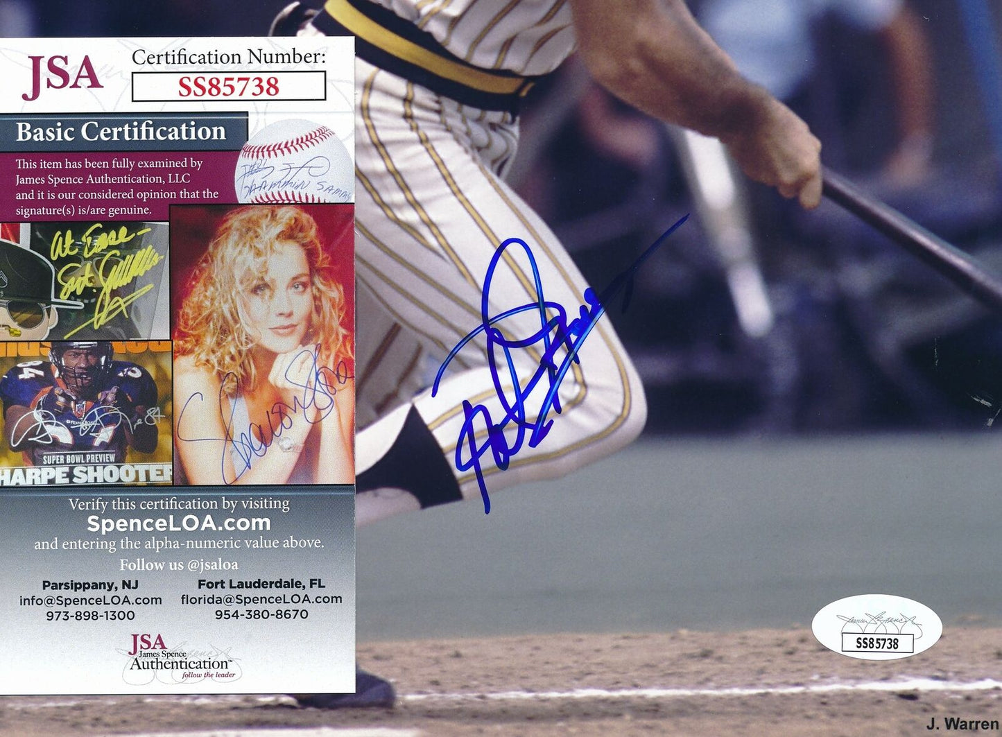 Phil Garner Pittsburgh Pirates Signed/Autographed 8x10 Photo JSA 165429