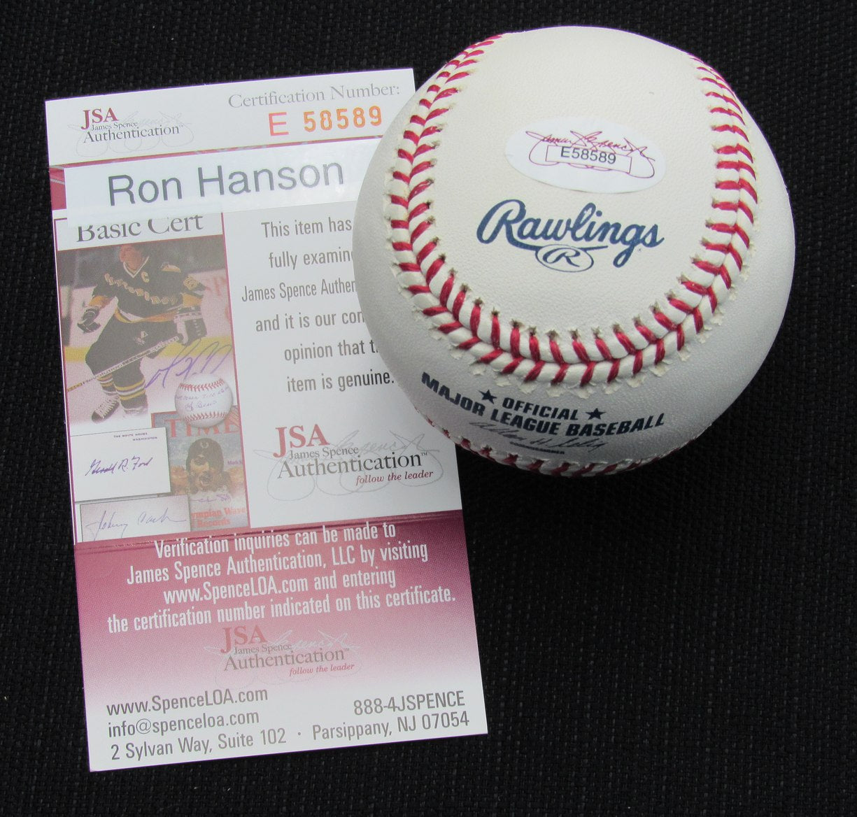 Ron Hansen Signed/Auto Yankees 100th OML Baseball JSA 186646