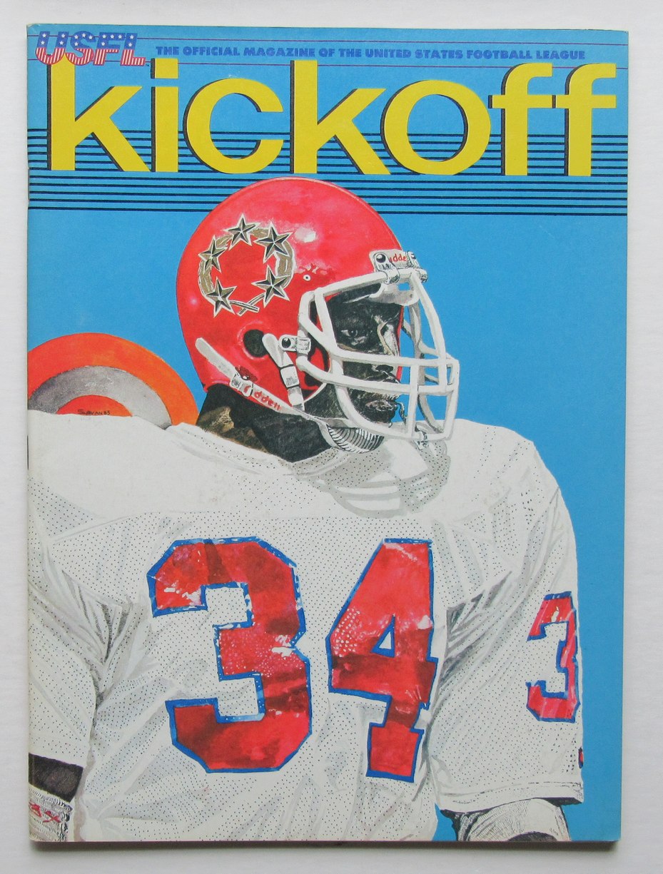 1983 USFL Arizona Wranglers vs. New Jersey Generals Walker Game Program 181332