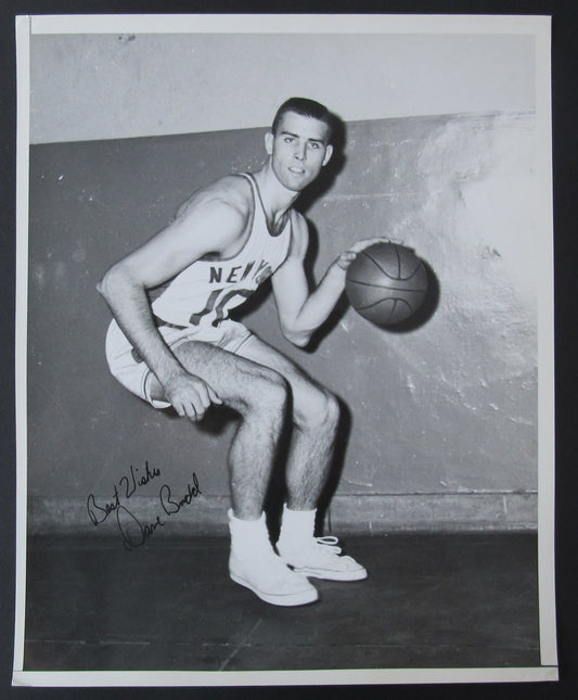 Dave Budd Signed/Inscribed 8x10 B/W Photo New York Knicks 189966