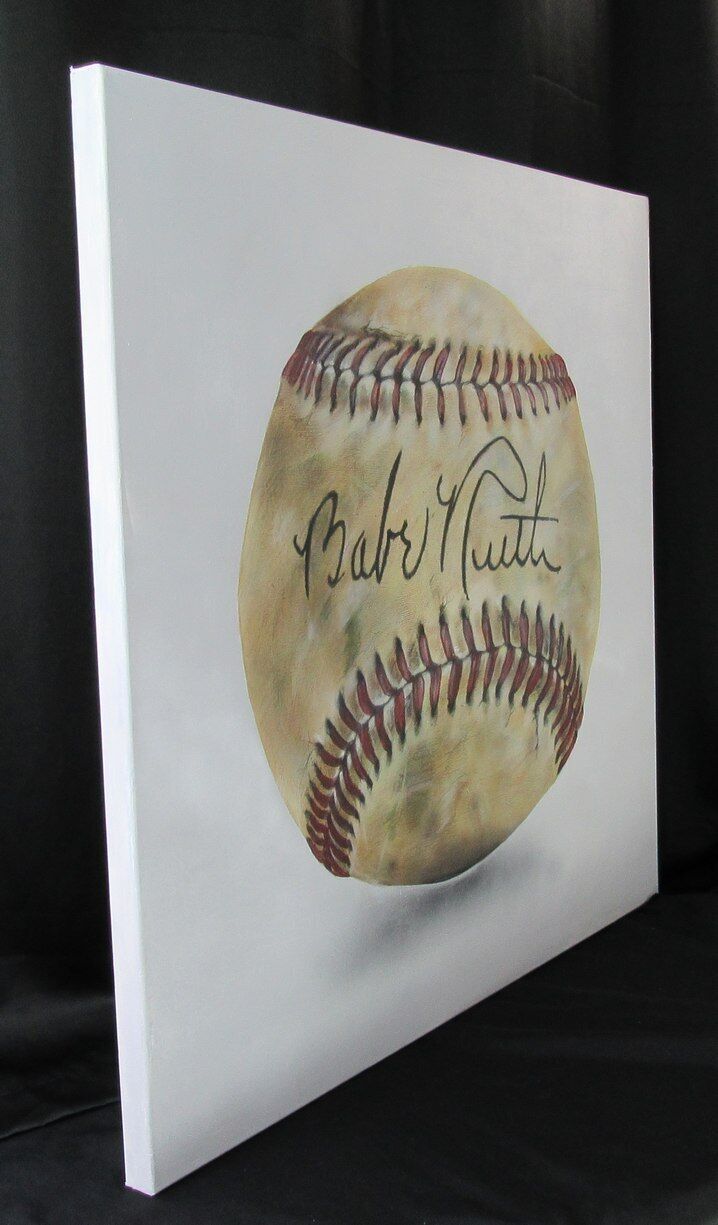 Babe Ruth Baseball 36x36 Original Painting Acrylic on Canvas 176779