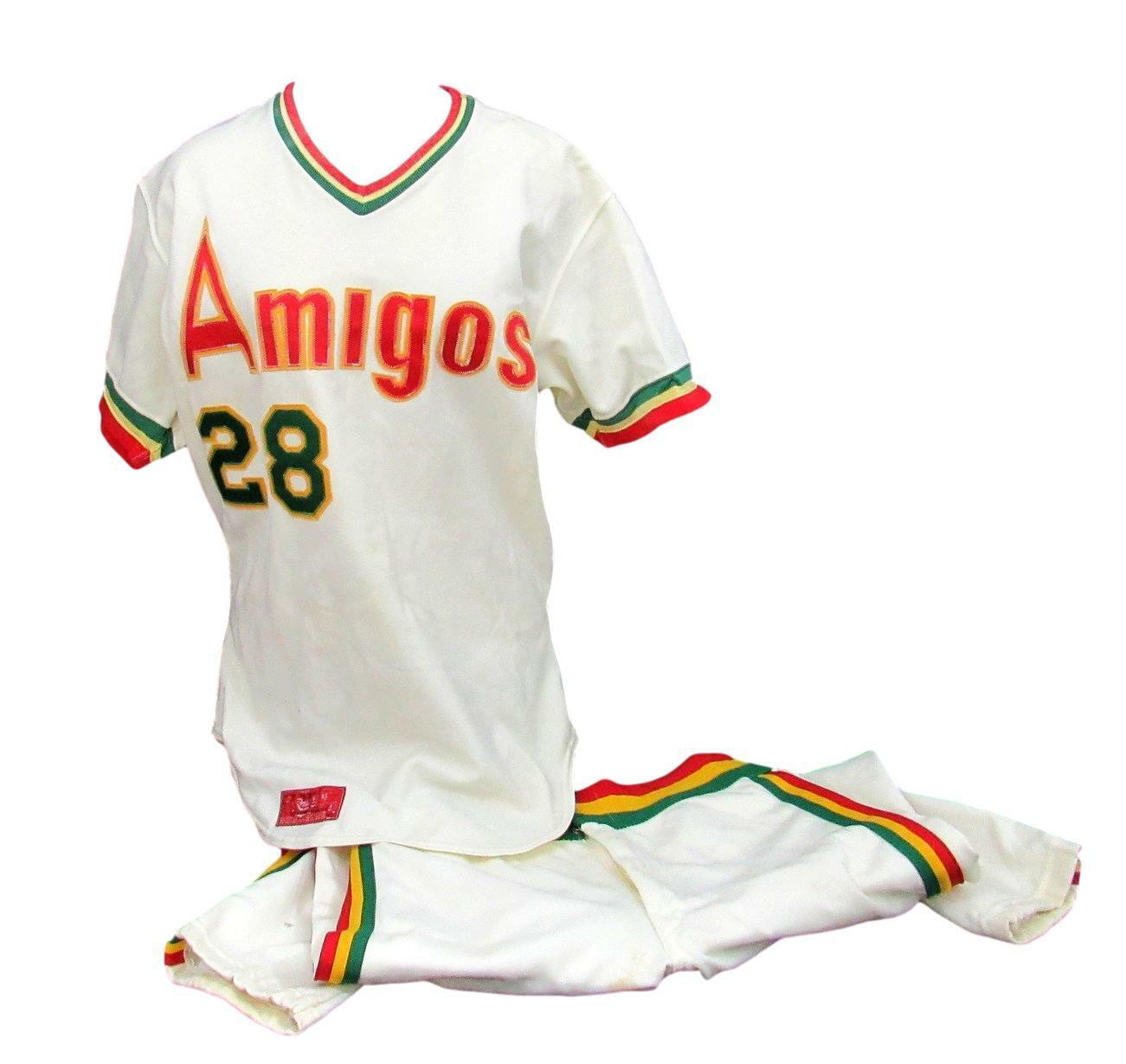 Miami Amigos 1979 Inter-American League White Home Baseball Jersey/Pants 158876