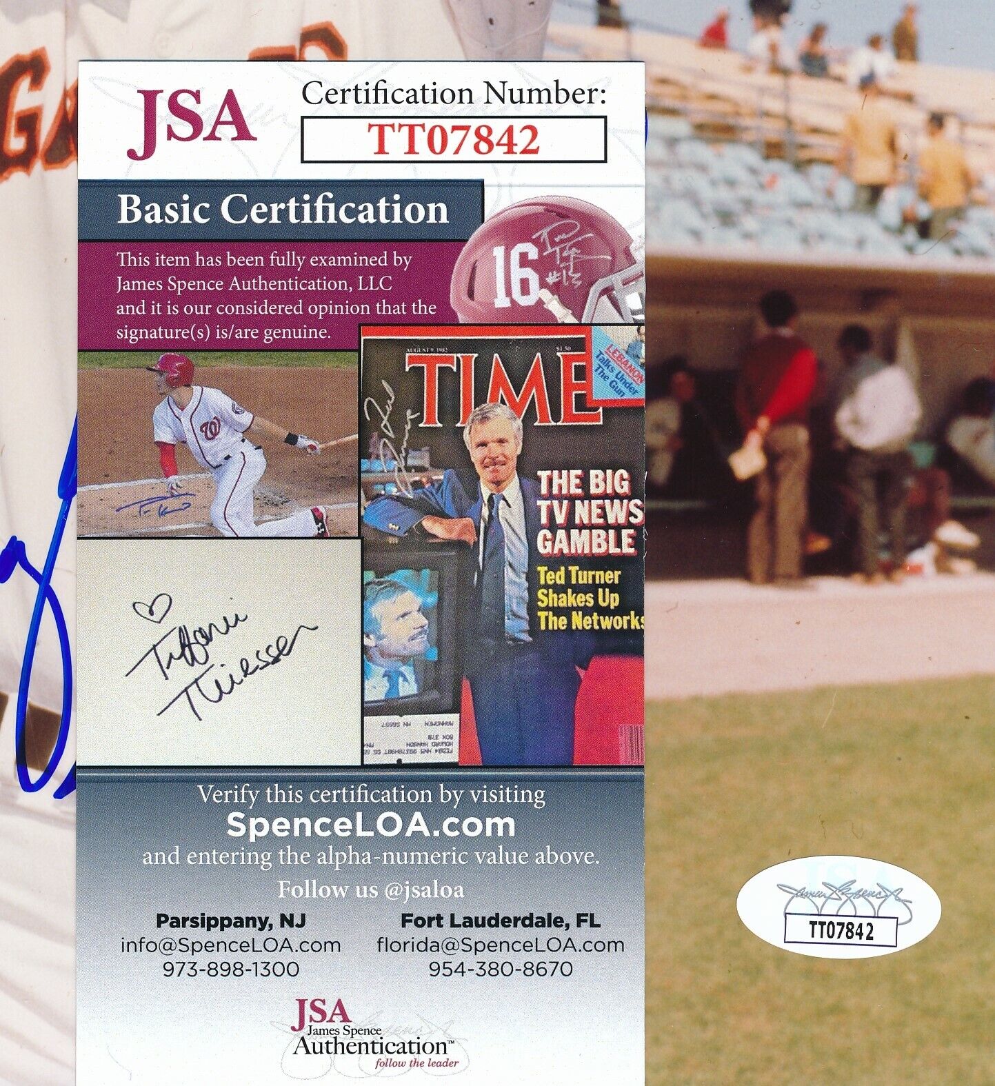Gaylord Perry HOF San Francisco Giants Signed/Autographed 8x10 Photo JSA 165000