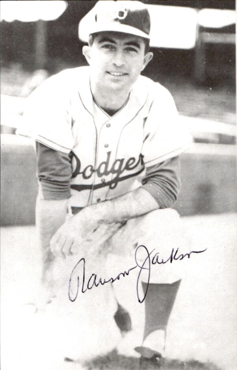 Randy Jackson Dodgers Signed/Autographed 3x5 Photo 178477