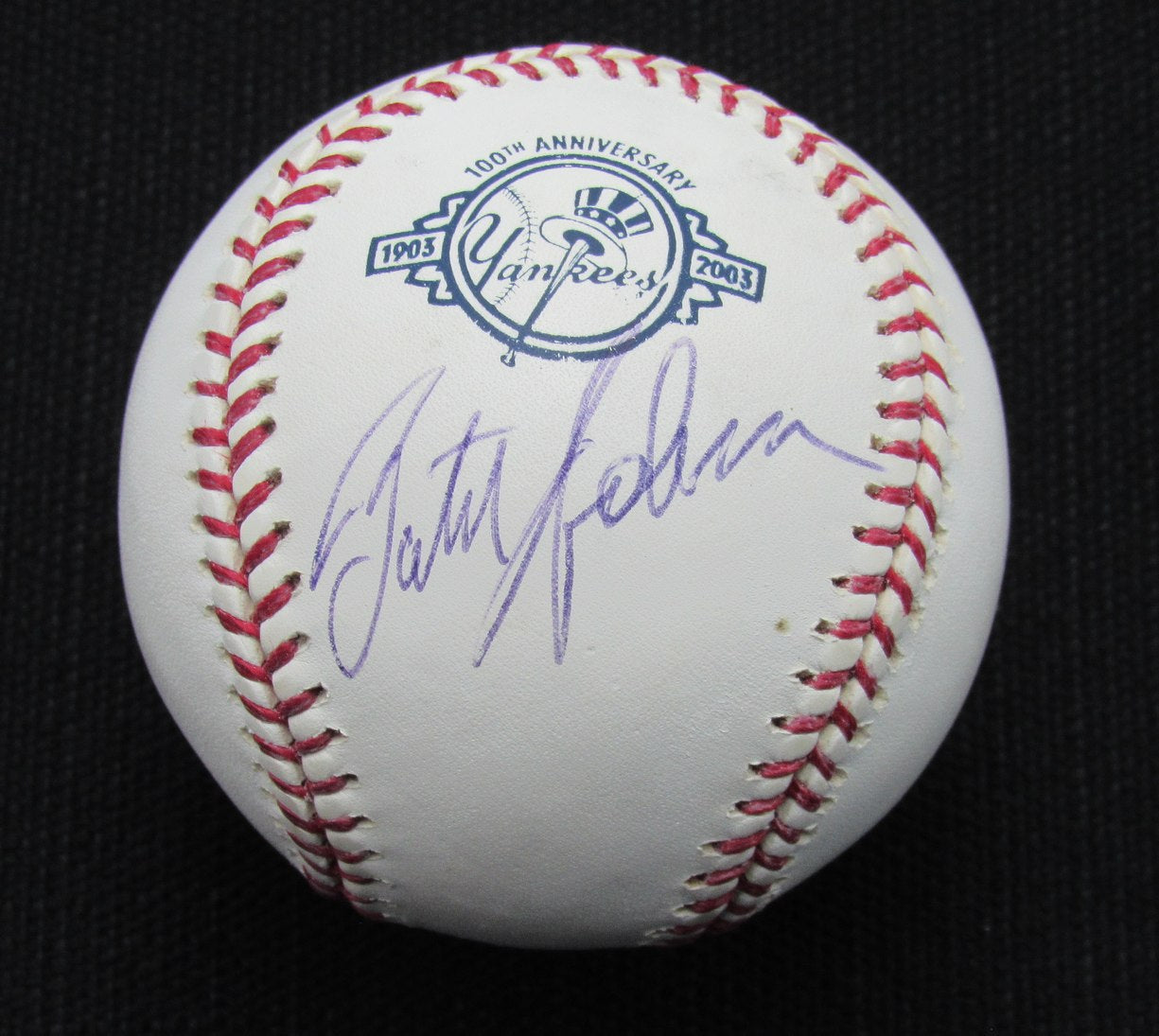 Butch Hobson Signed/Auto Yankees 100th OML Baseball JSA 186741