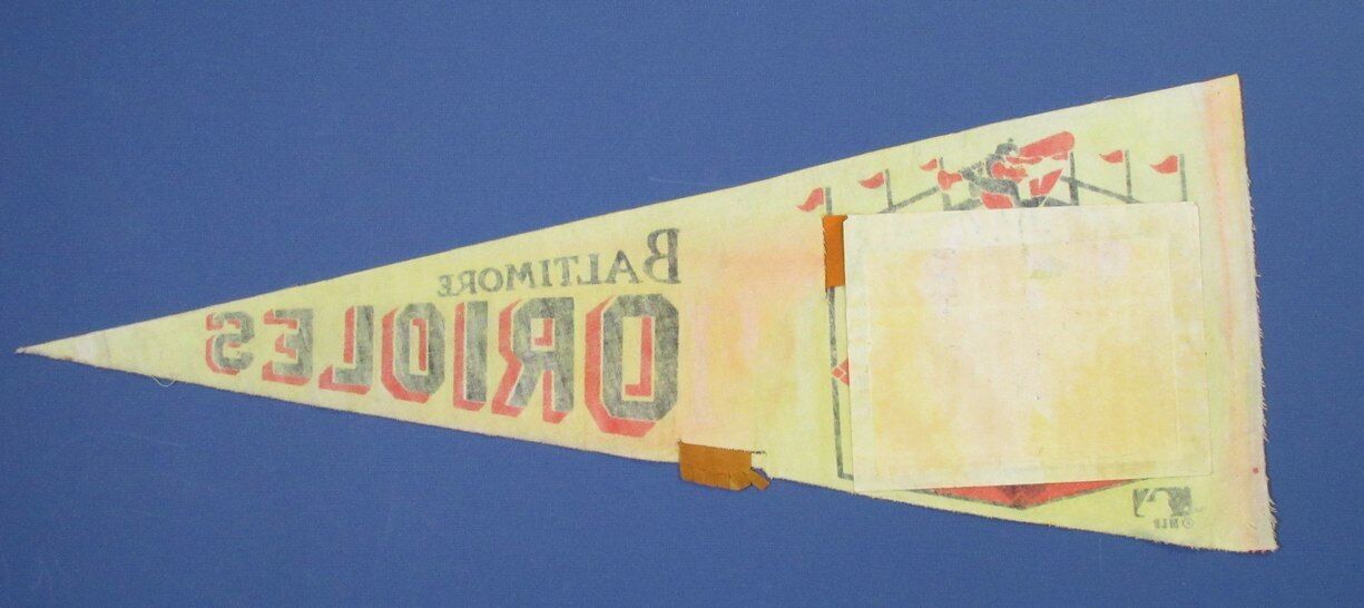 1973 Baltimore Orioles Baseball 30x12 Felt MLB Pennant with Team Photo