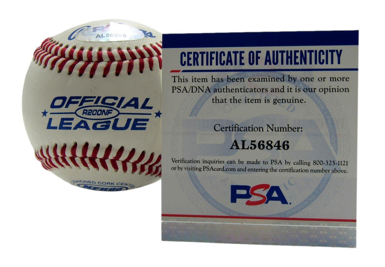 Foster Graham Signed/Inscr OL Baseball Negro League Memphis Red Sox PSA/DNA