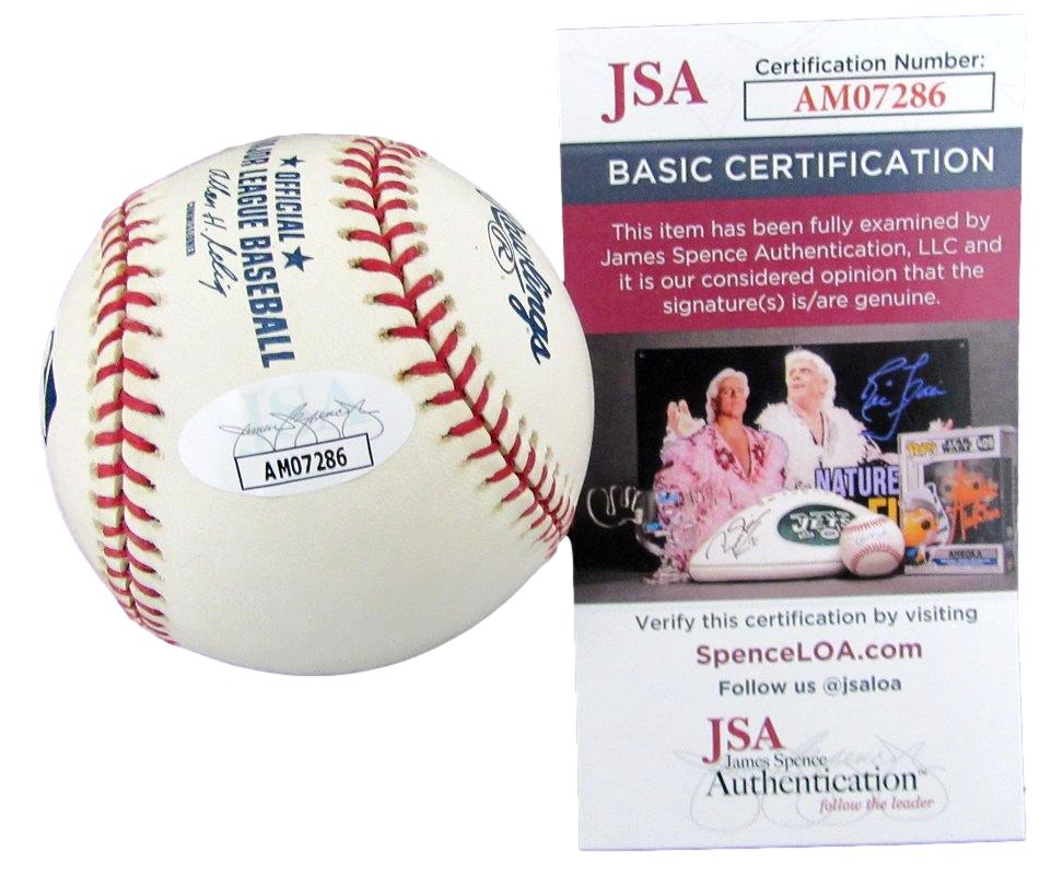 Bobby Crosby Autographed/Inscribed "04 AL ROY" OAL Baseball Athletics JSA 182617