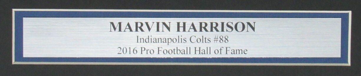 Marvin Harrison HOF Indianapolis Colts Signed/Auto 16x20 Photo Framed JSA 167475