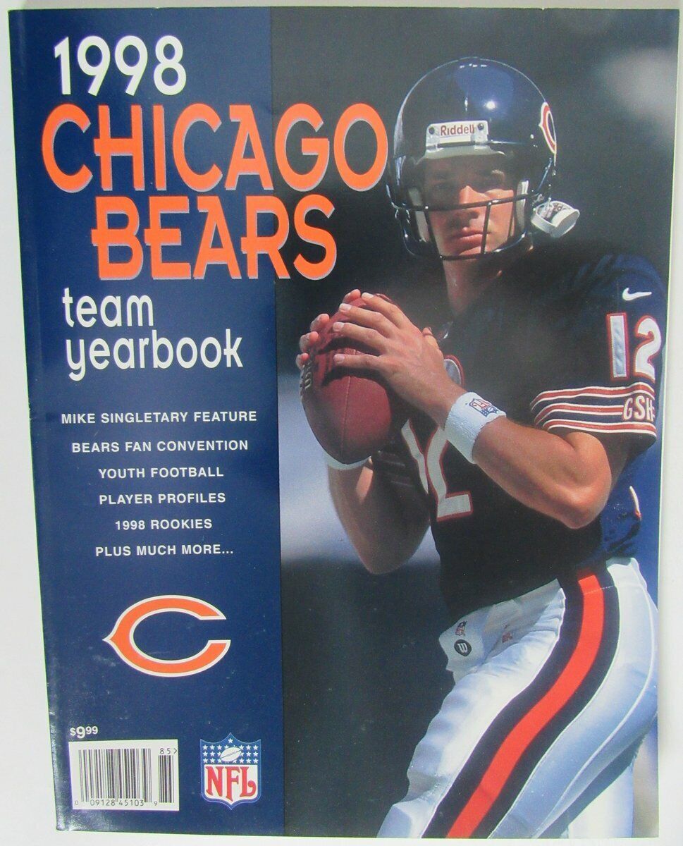 1998 Chicago Bears NFL Football Official Team Yearbook 146147
