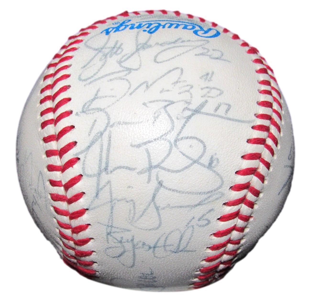 Harrisburg Senators 2000 Team Autographed/Signed Official Eastern League Baseball