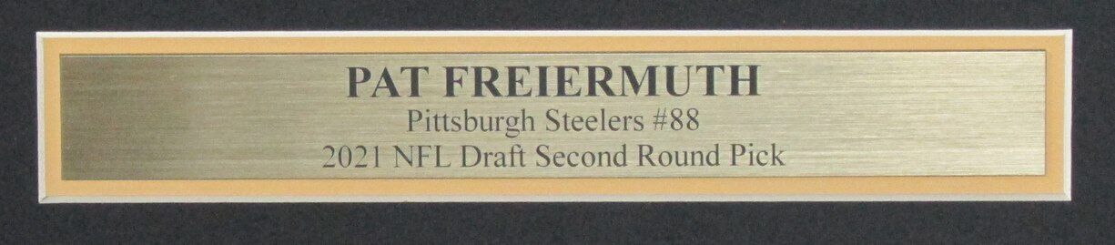 Pat Freiermuth Pittsburgh Steelers Signed/Auto 11x14 Photo Framed Beckett 167852