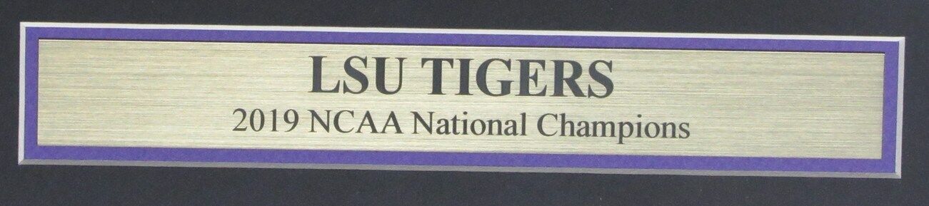 The Advocate Newspaper LSU Tigers 2019 NCAA National Champs Framed 151362