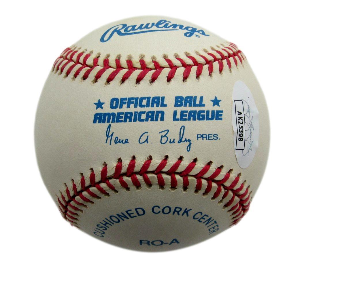 Willie Harris Autographed OAL Baseball Birmingham Black Barons JSA 180568