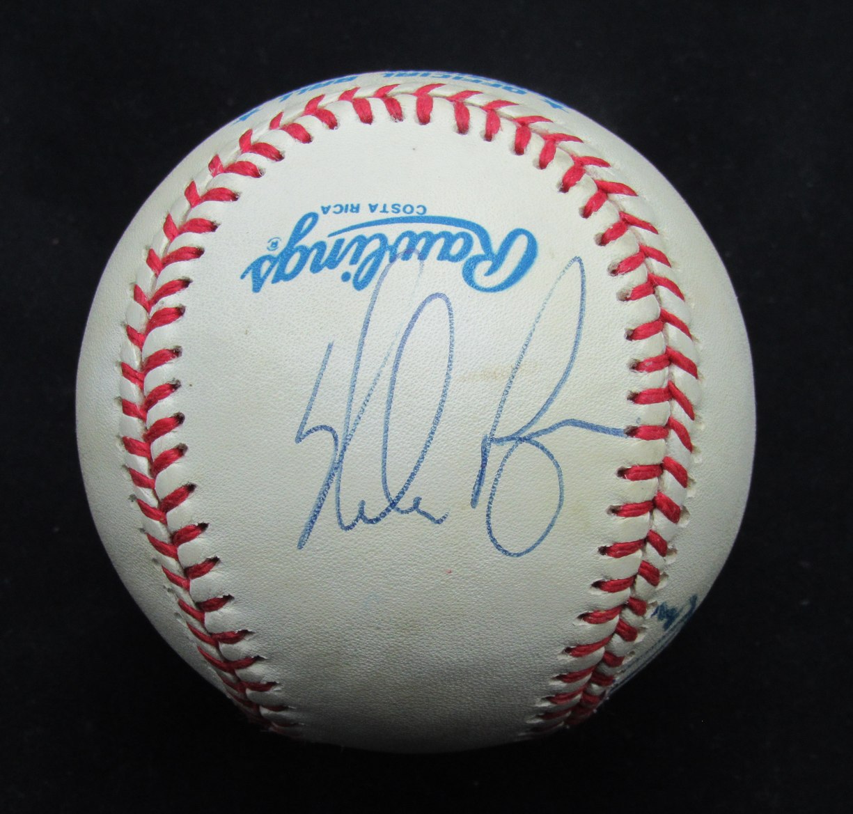 George Brett Nolan Ryan HOFers Autographed Rawlings OAL Baseball 173464