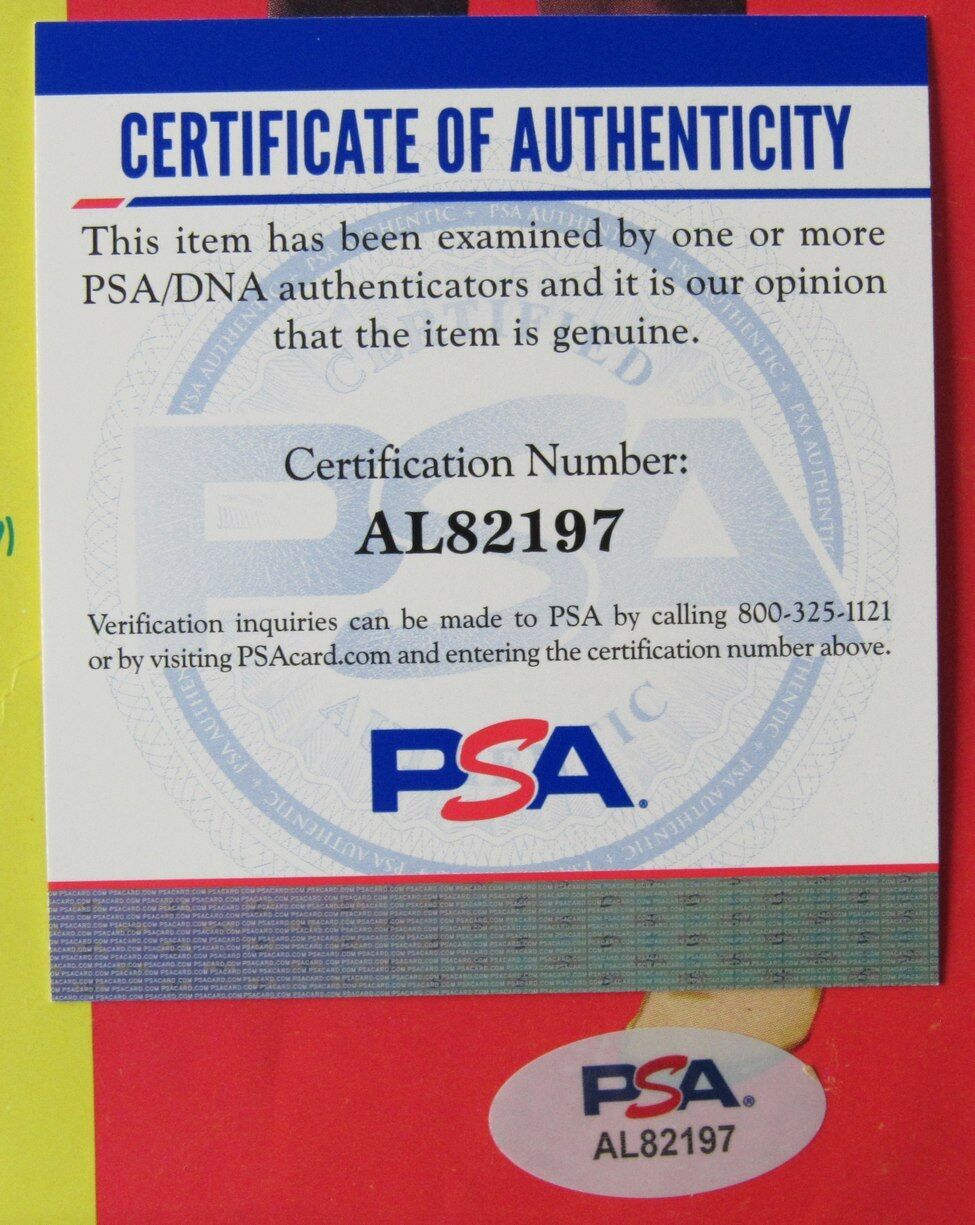 Ernie Terrell Boxer Autographed Vintage Magazine Photo PSA/DNA 177065