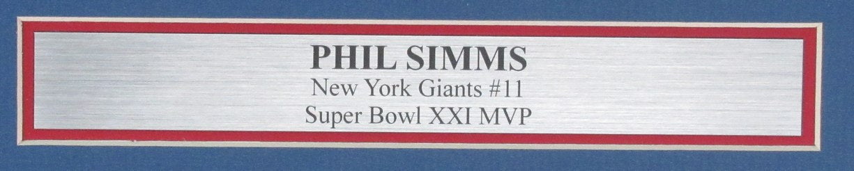 Phil Simms Signed/Autographed 11x14 Photo New York Giants Framed JSA 191933
