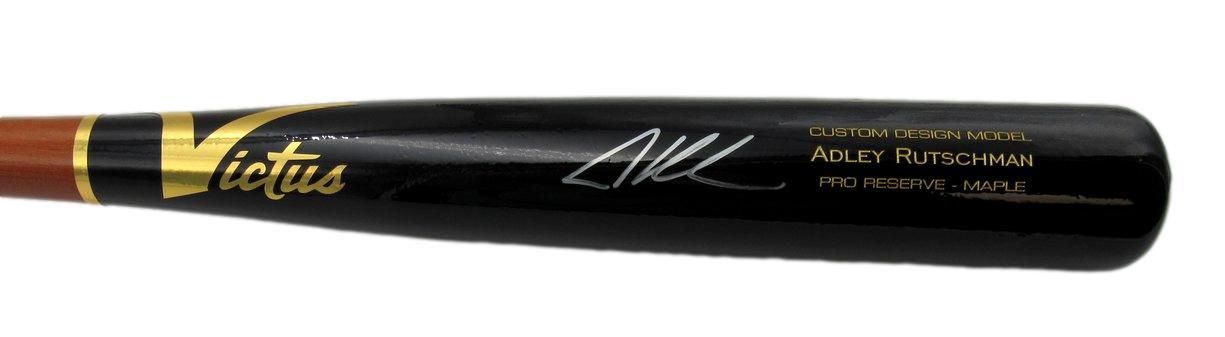 Adley Rutschman Autographed GAME MODEL Victus Bat Orioles Fanatics 183329