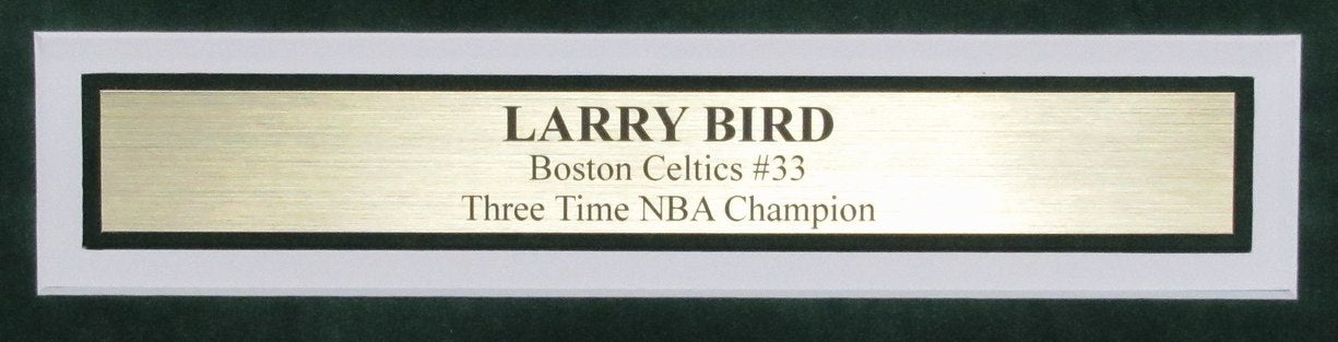 Larry Bird HOF Signed/Auto 16x20 Photo Boston Celtics Framed JSA 189441