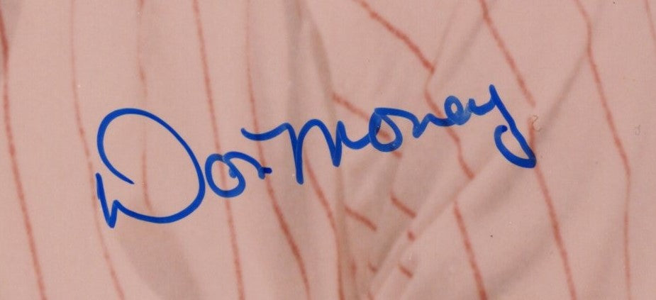 Don Money Signed/Auto 8x10 Photo Philadelphia Phillies JSA 190052