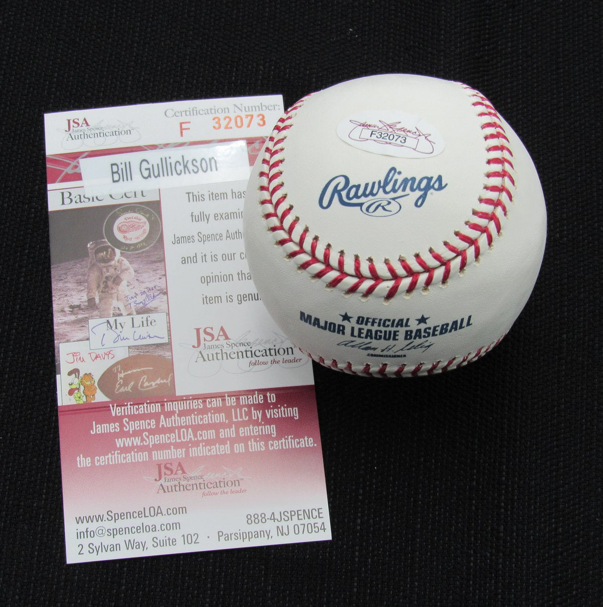 Bill Gullickson Signed/Auto Yankees 100th OML Baseball JSA 186608