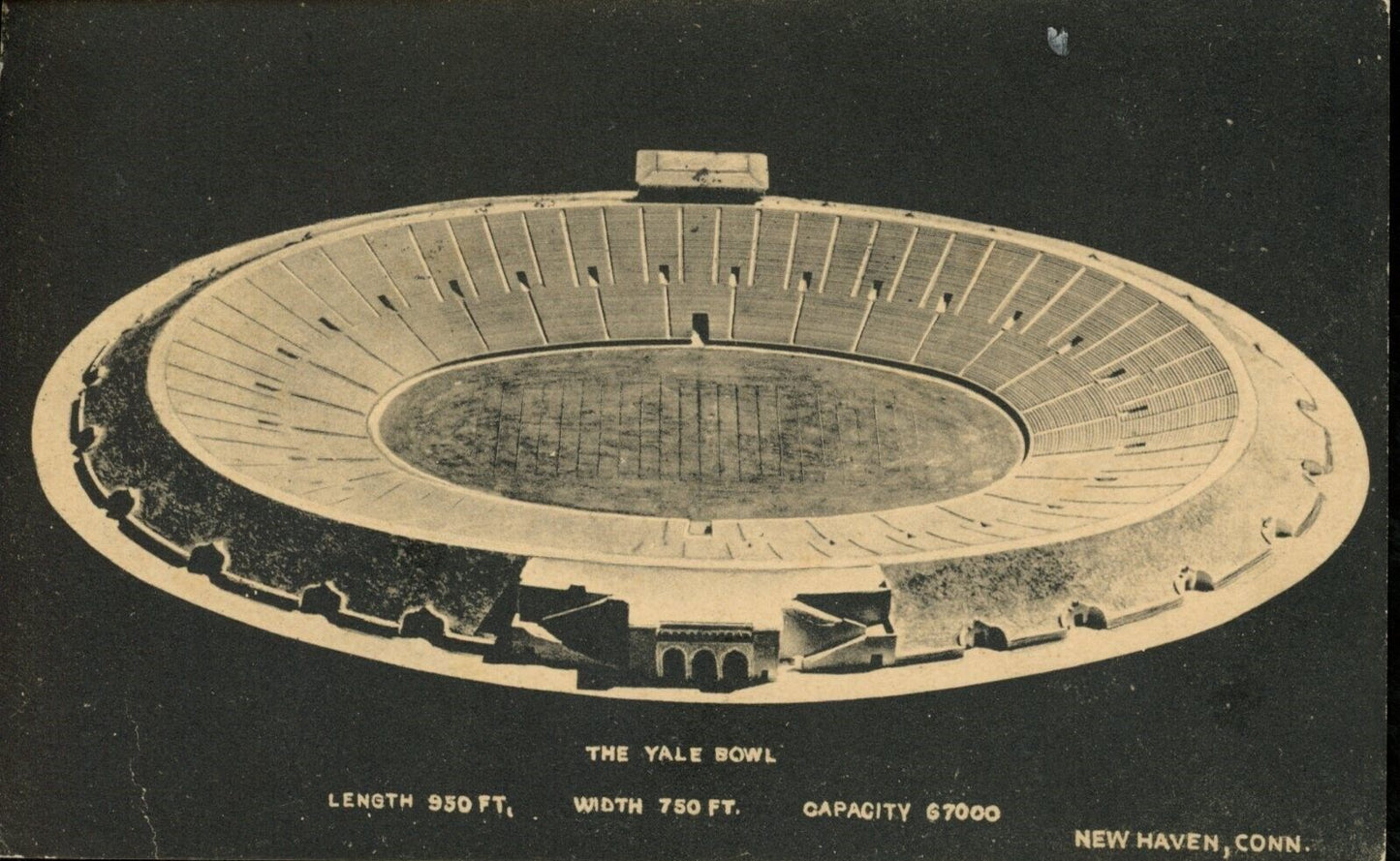 1915 Postcard Yale Bowl New Haven, CONN  176197