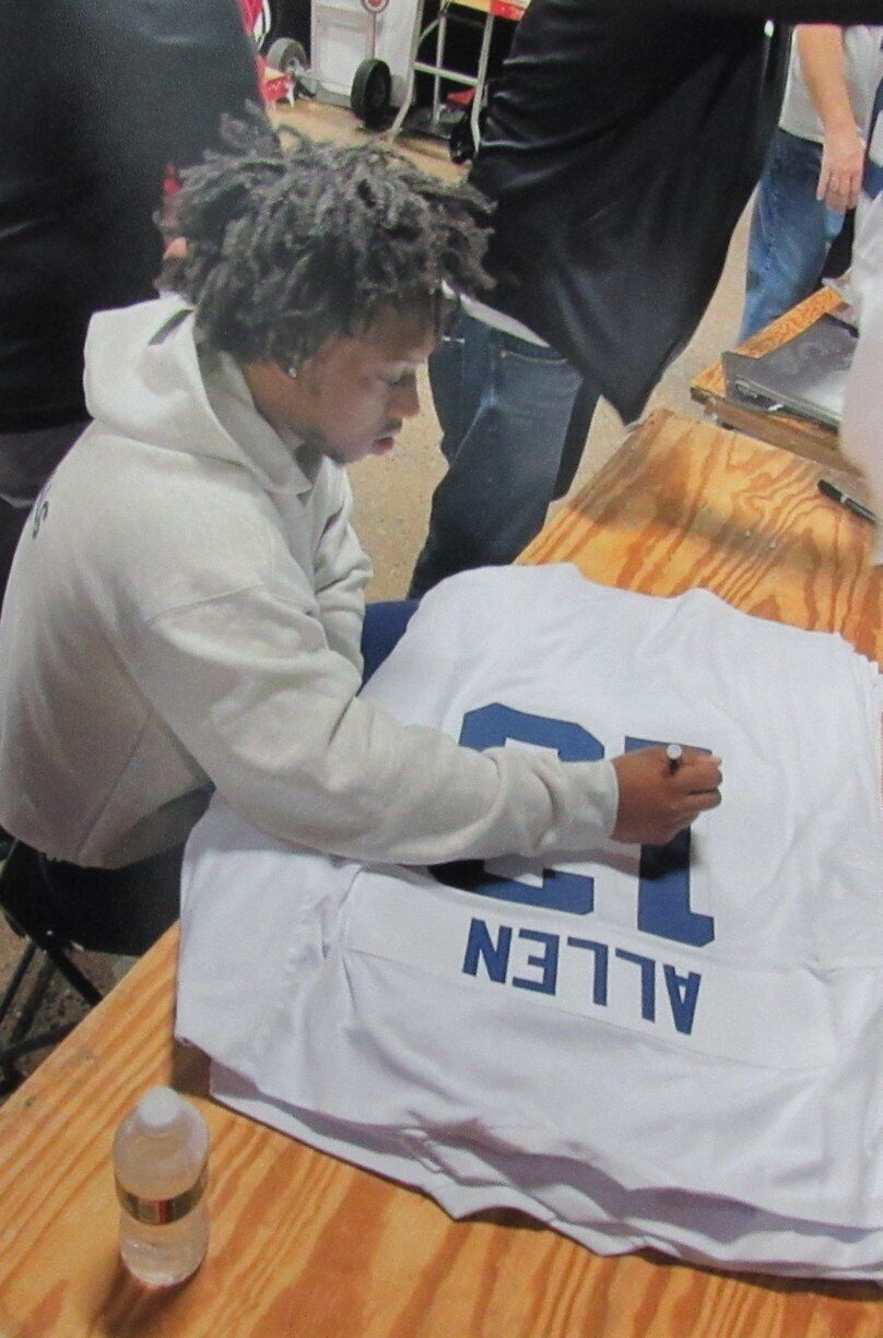 Abdul Carter Autographed Custom Football Jersey Penn State PSA/DNA 177590